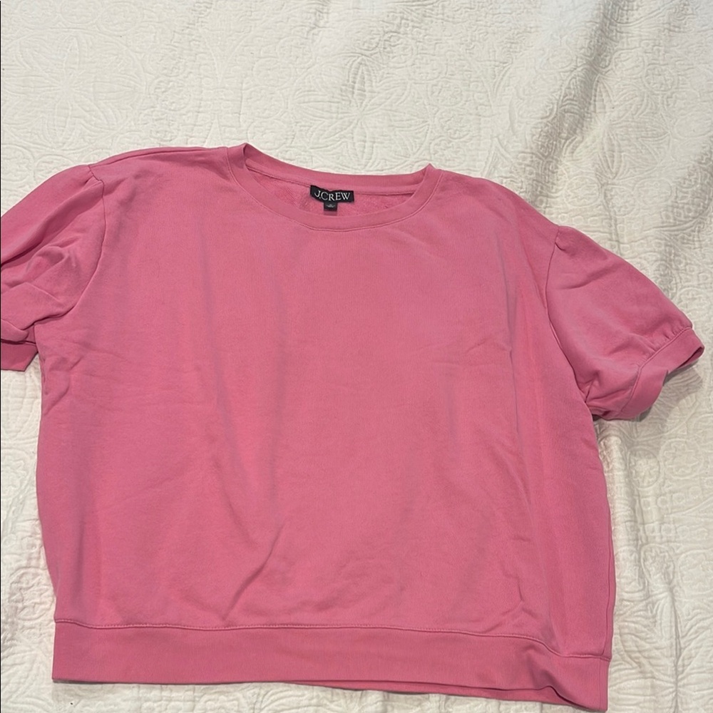 J. Crew Vibrant Pink Short Sleeve Tee